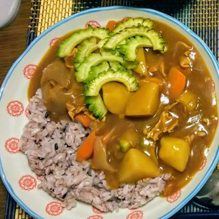 ゴーヤたっぷりカレー